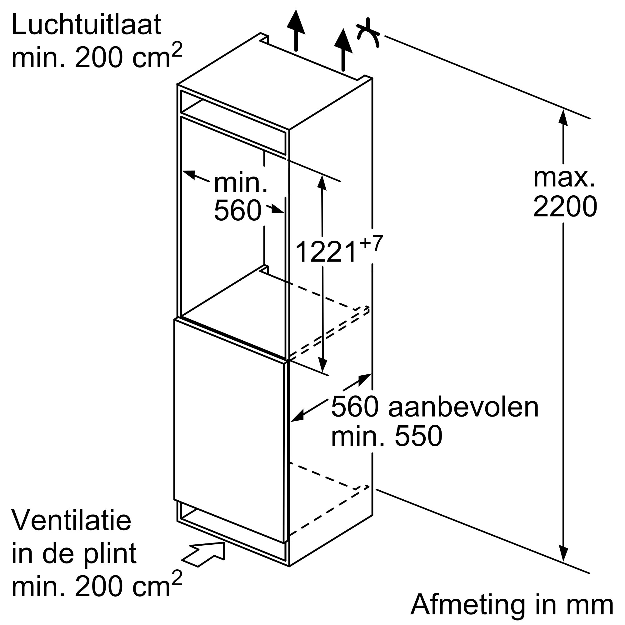 SIEMENS KI41RNSE0 IQ100 koelkast zonder vriesvak - 122cm SIEMENS KI41RNSE0 IQ100 koelkast zonder vriesvak - 122cm