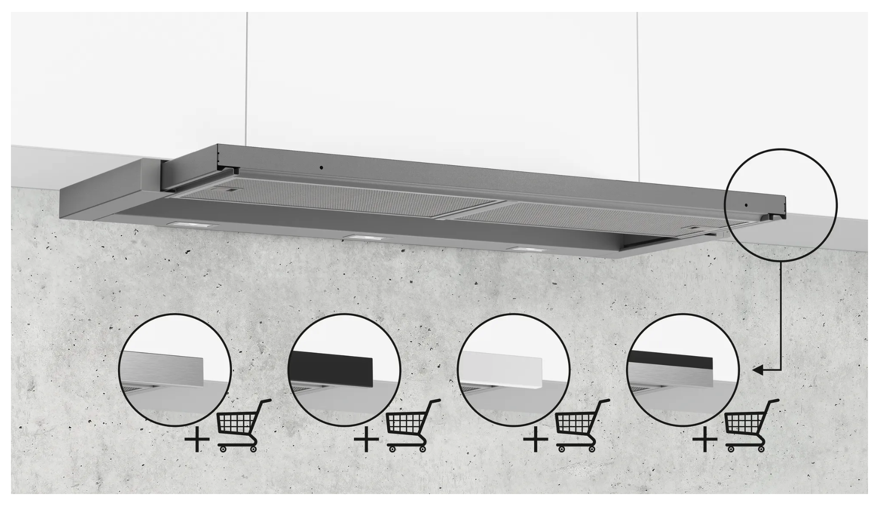 SIEMENS LI97RB531 IQ300 telescopische dampkap - 90cm SIEMENS LI97RB531 IQ300 telescopische dampkap - 90cm