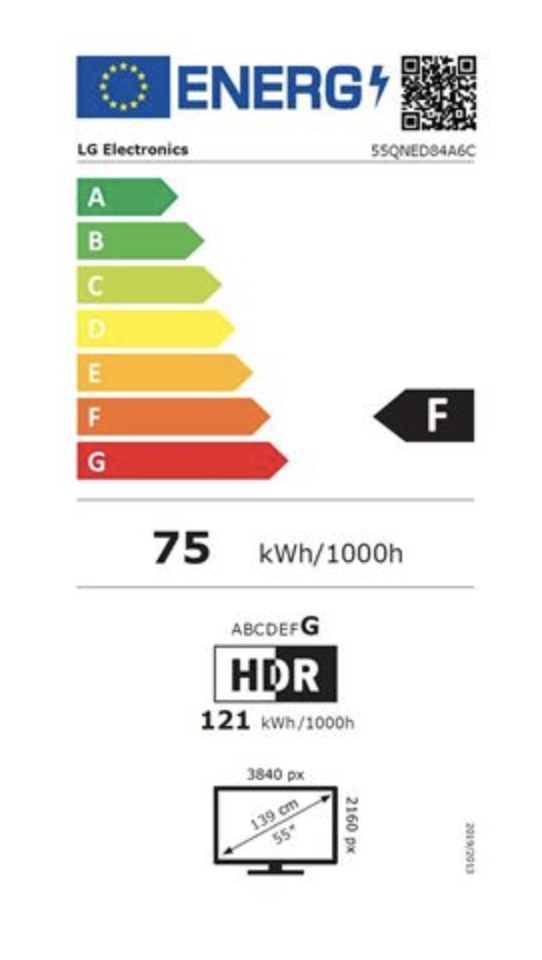 LG 55QNED84A6C televisie 4K UHD - 55''