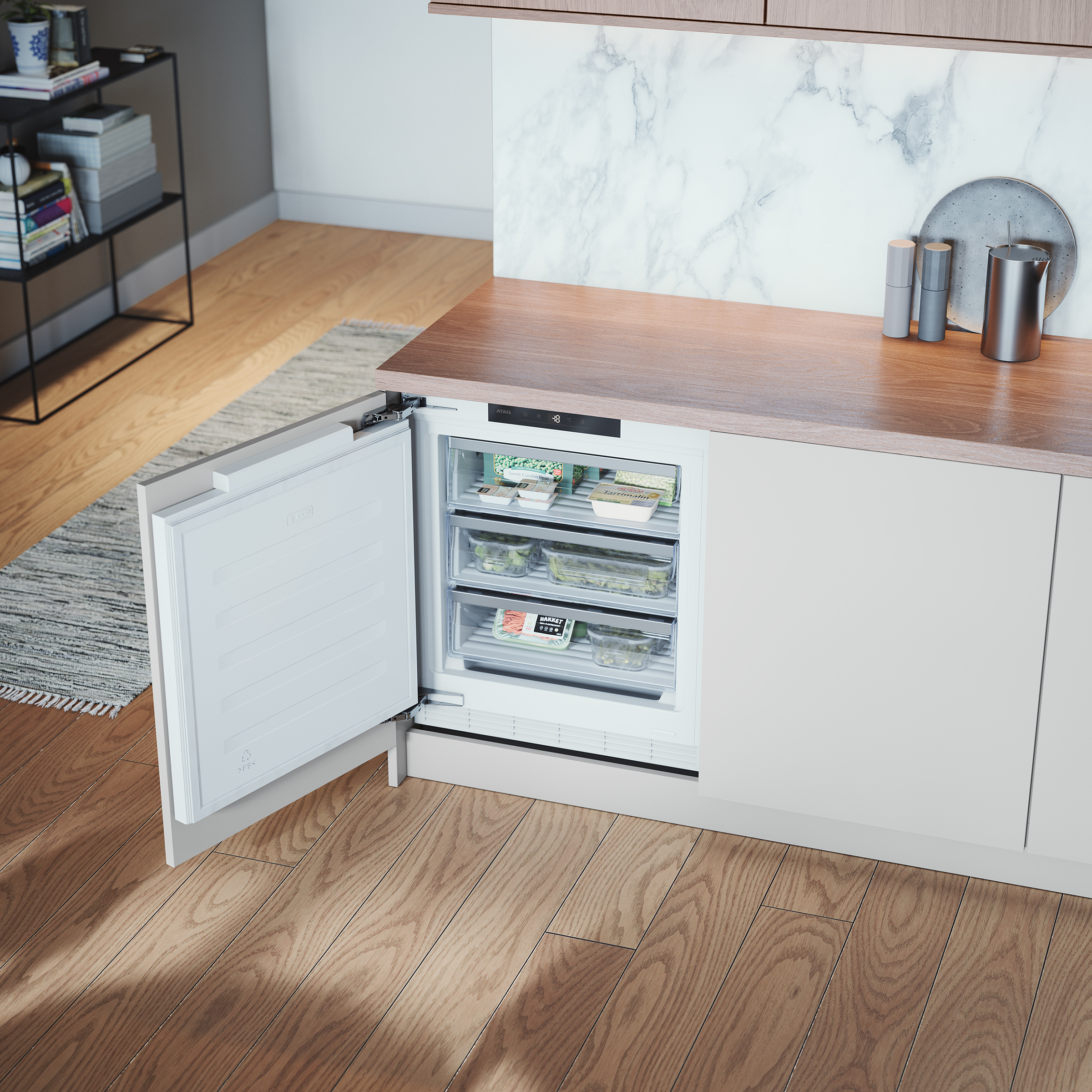 ATAG KU2590C onderbouw vriezer ATAG KU2590C onderbouw vriezer