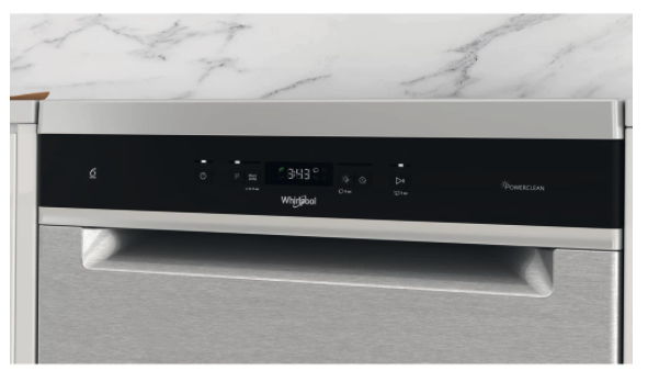 WHIRLPOOL WFC3C34APX vrijstaande vaatwasser