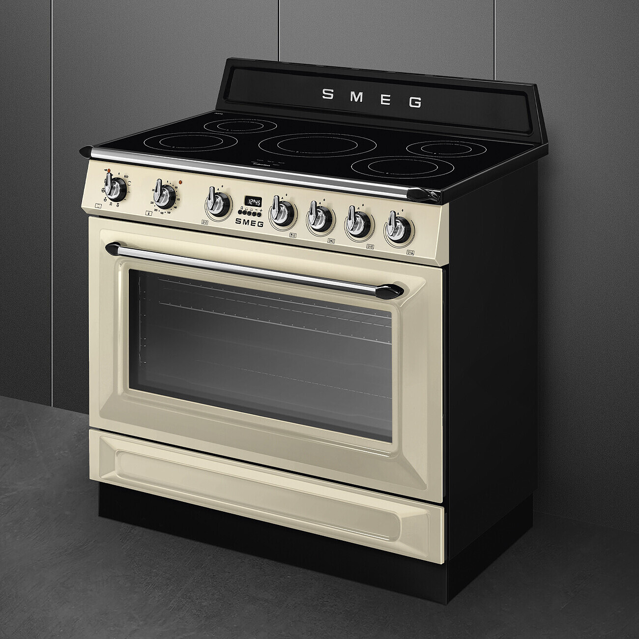 SMEG TR90IPP fornuis met inductie kookplaat - 90cm