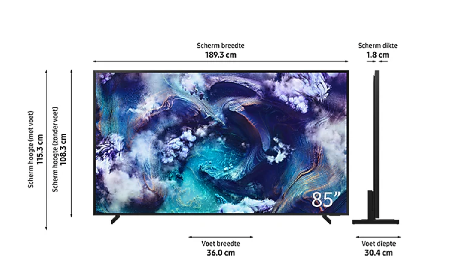 SAMSUNG QE85QN900FTXXN televisie 4K UHD - 85" SAMSUNG QE85QN900FTXXN televisie 4K UHD - 85"