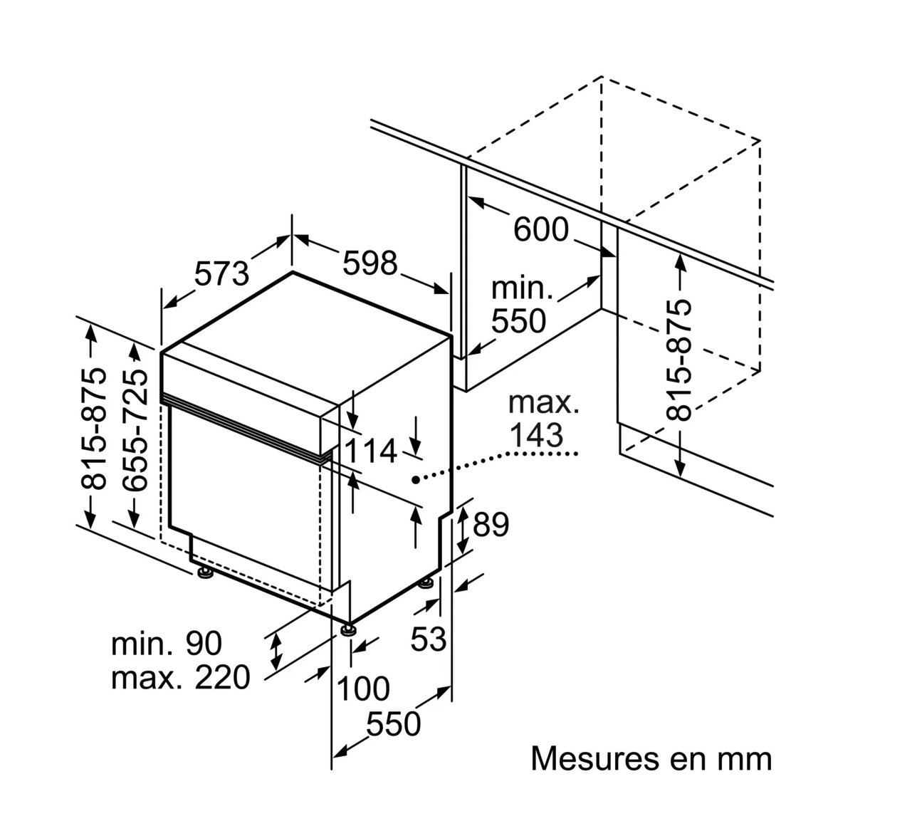SIEMENS SN53ES20BE IQ300 vaatwasser met bedieningspaneel SIEMENS SN53ES20BE IQ300 vaatwasser met bedieningspaneel