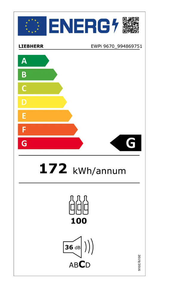 LIEBHERR MONOLITH EWPI967020 integreerbare wijnklimaatkast LIEBHERR MONOLITH EWPI967020 integreerbare wijnklimaatkast