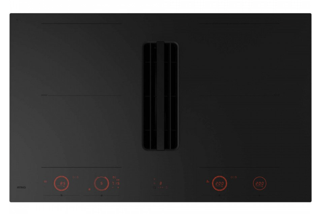ATAG HIDD28472SVI kookplaat met afzuiging - 83cm ATAG HIDD28472SVI kookplaat met afzuiging - 83cm