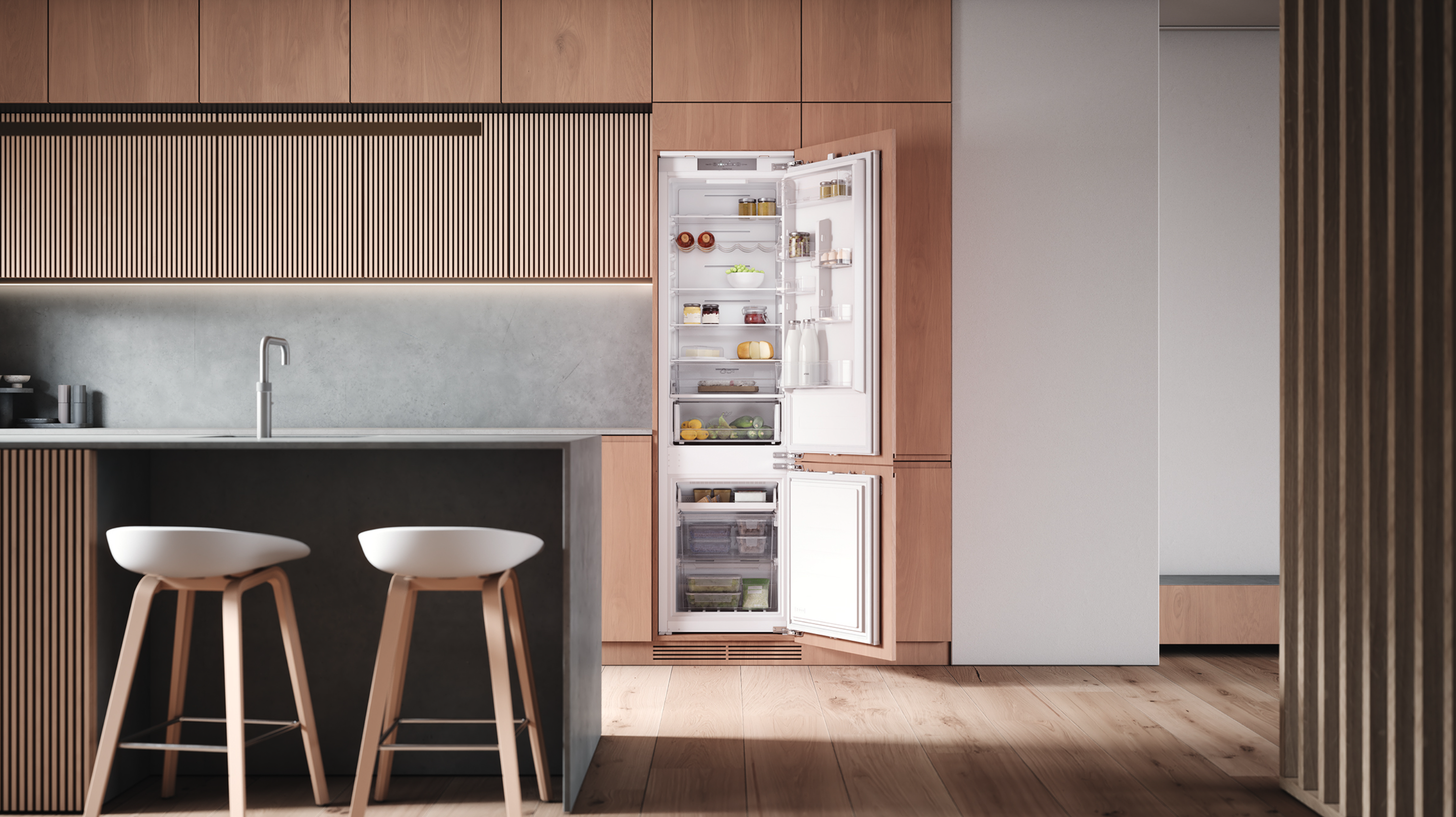 ATAG KD67194DN koel-/vriescombinatie - 194cm ATAG KD67194DN koel-/vriescombinatie - 194cm