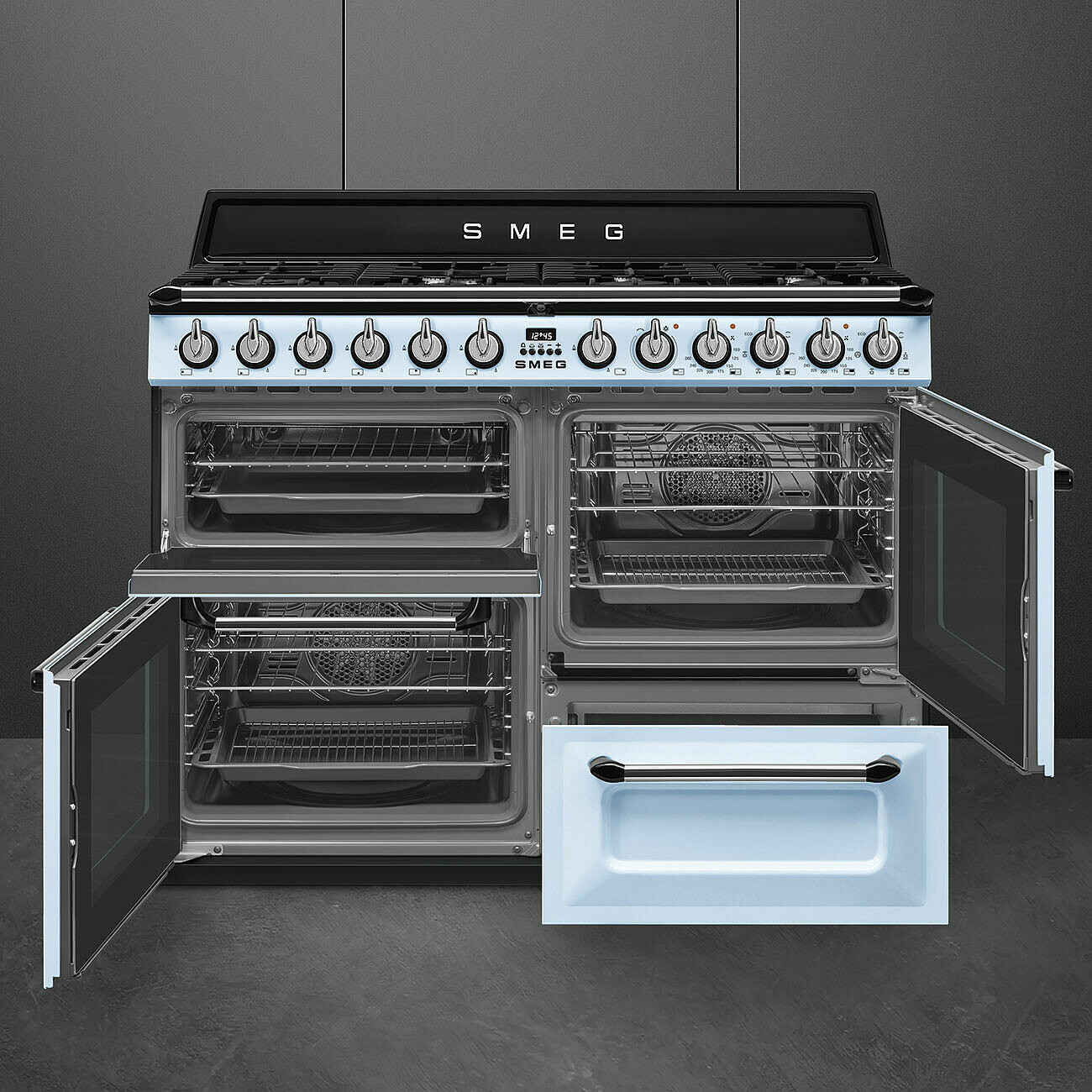 SMEG TR4110AZ fornuis met gaskookplaat - 110cm