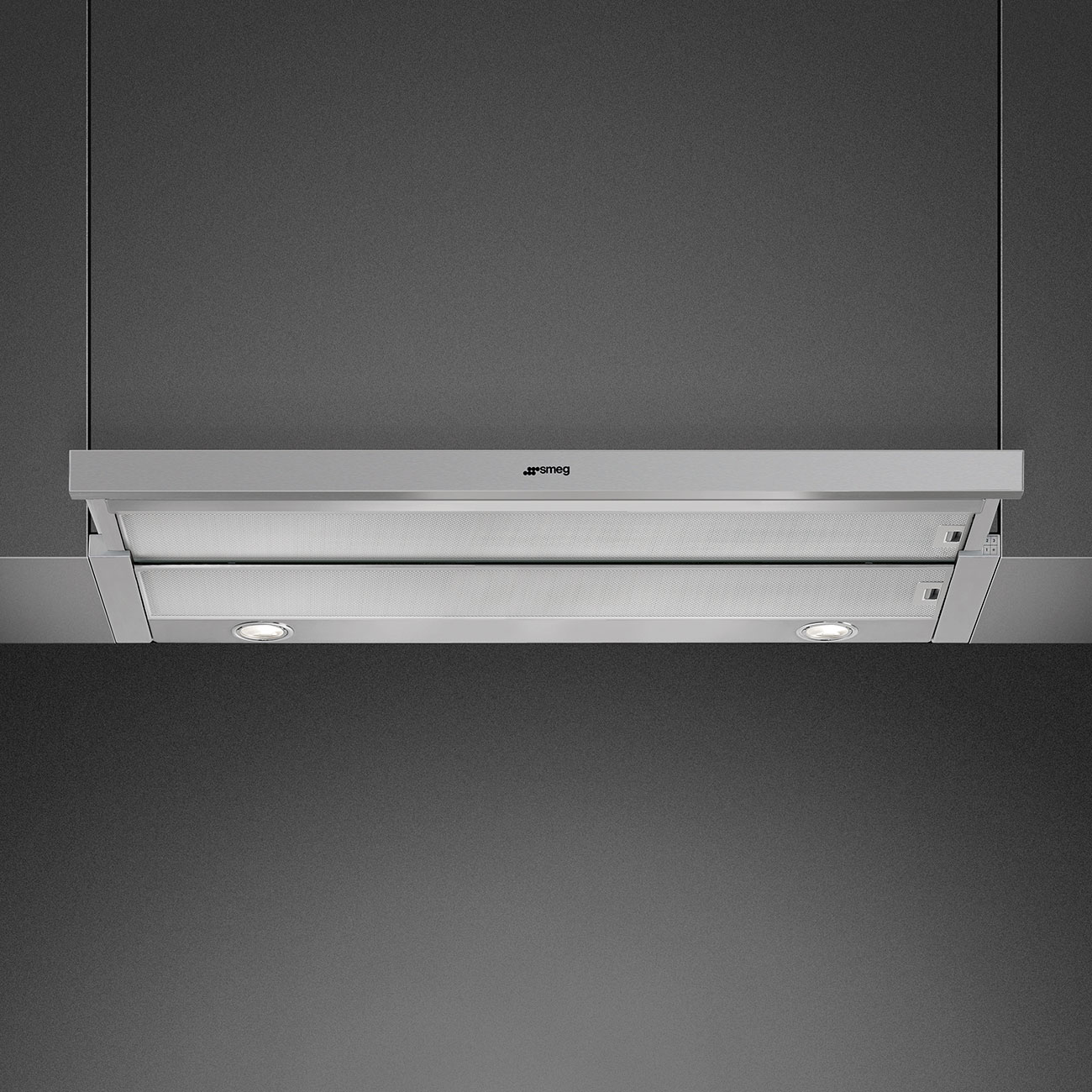 SMEG KSET999XE telescopische dampkap - 90cm SMEG KSET999XE telescopische dampkap - 90cm