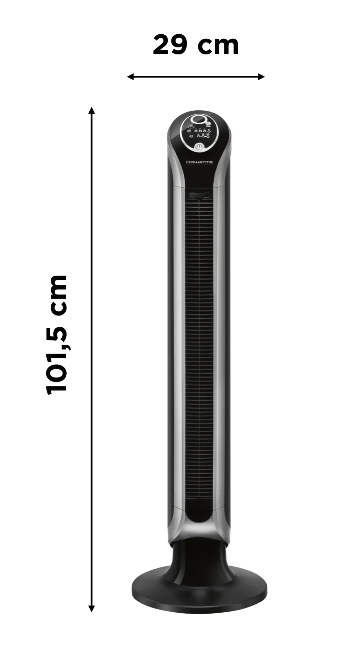 ROWENTA ROVU6670F0 ventilator - staande ventilator ROWENTA ROVU6670F0 ventilator - staande ventilator