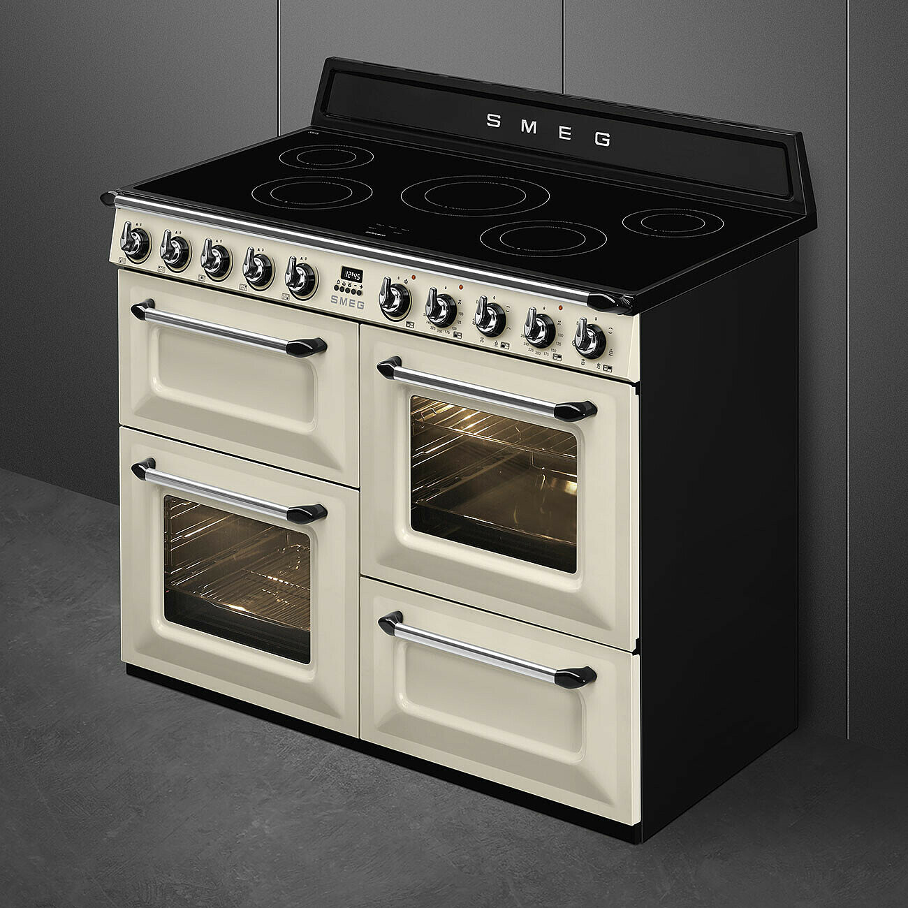 SMEG TR4110IP2 fornuis met inductie kookplaat - 110cm