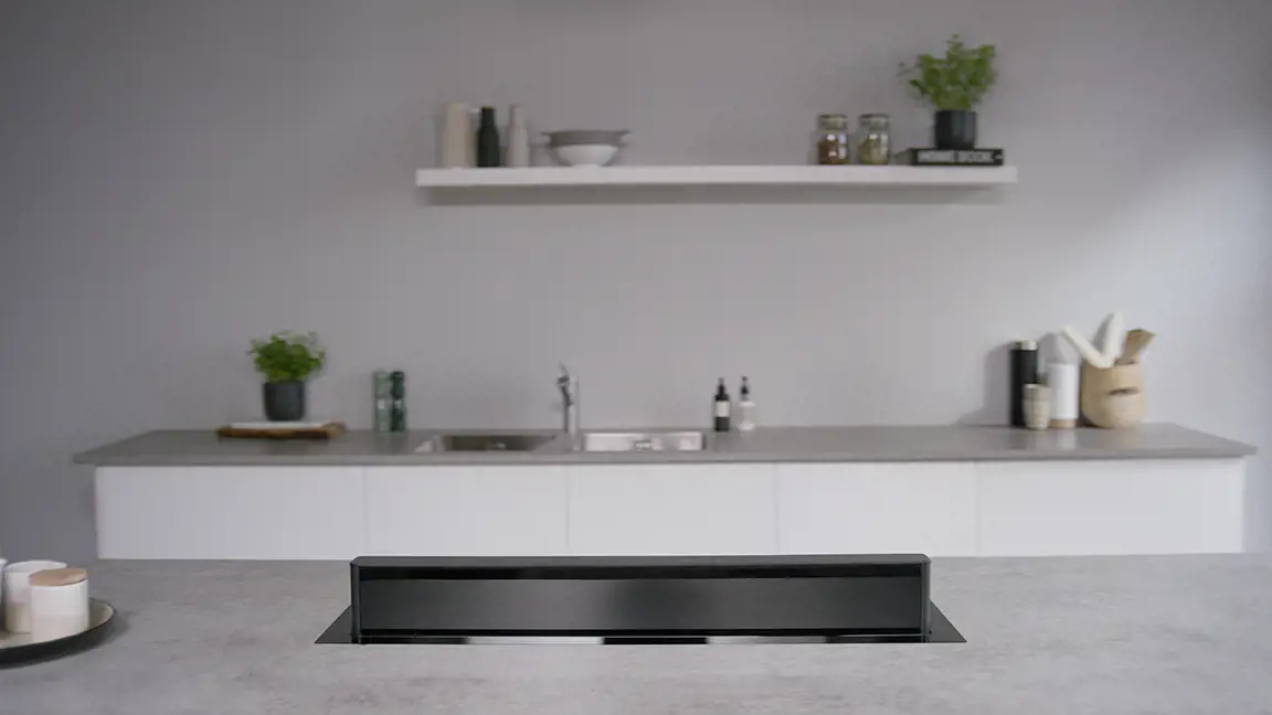 NOVY 1821 kookplaat met afzuiging - 88cm