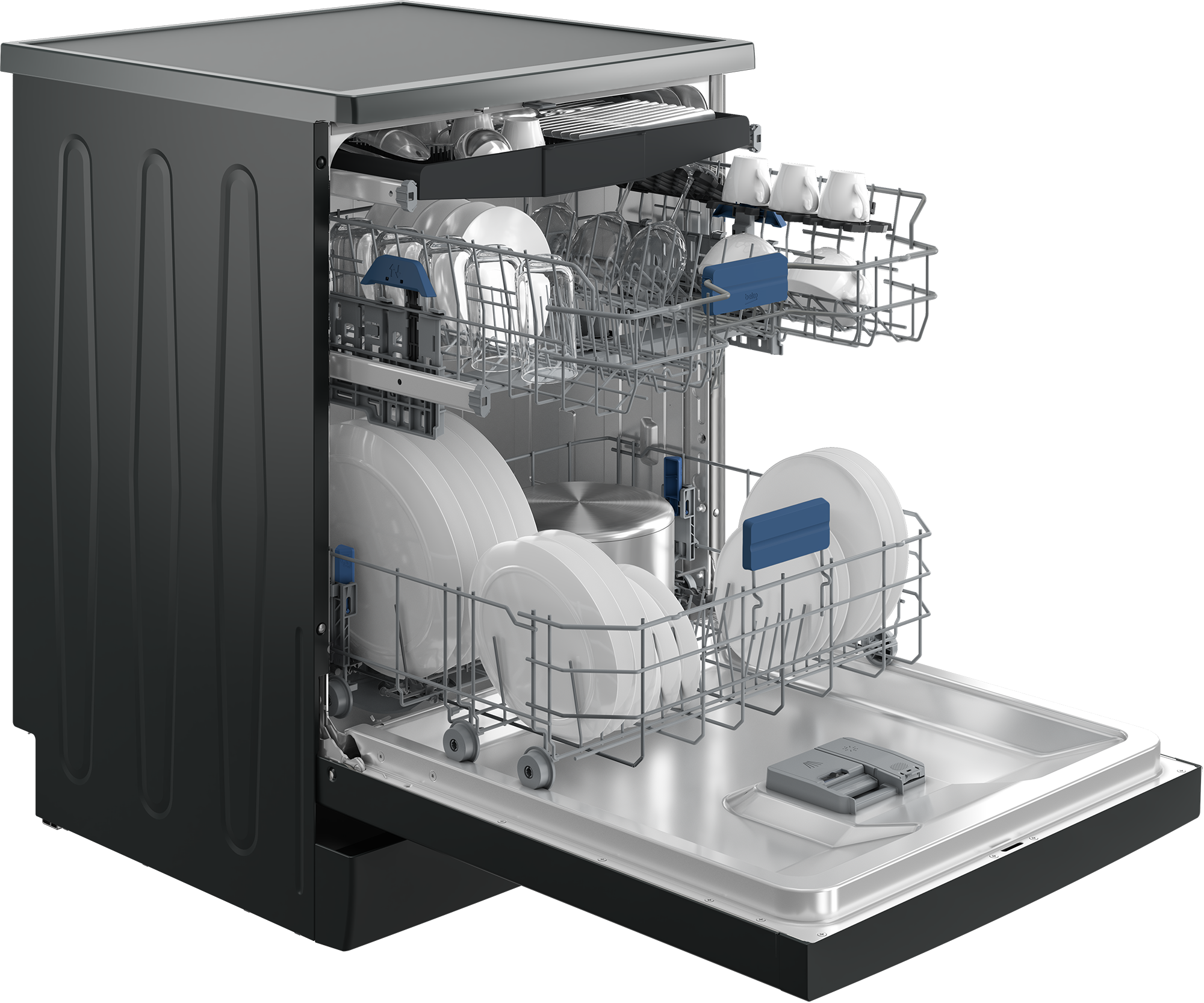 BEKO BDFN26551AC2 vrijstaande vaatwasser BEKO BDFN26551AC2 vrijstaande vaatwasser