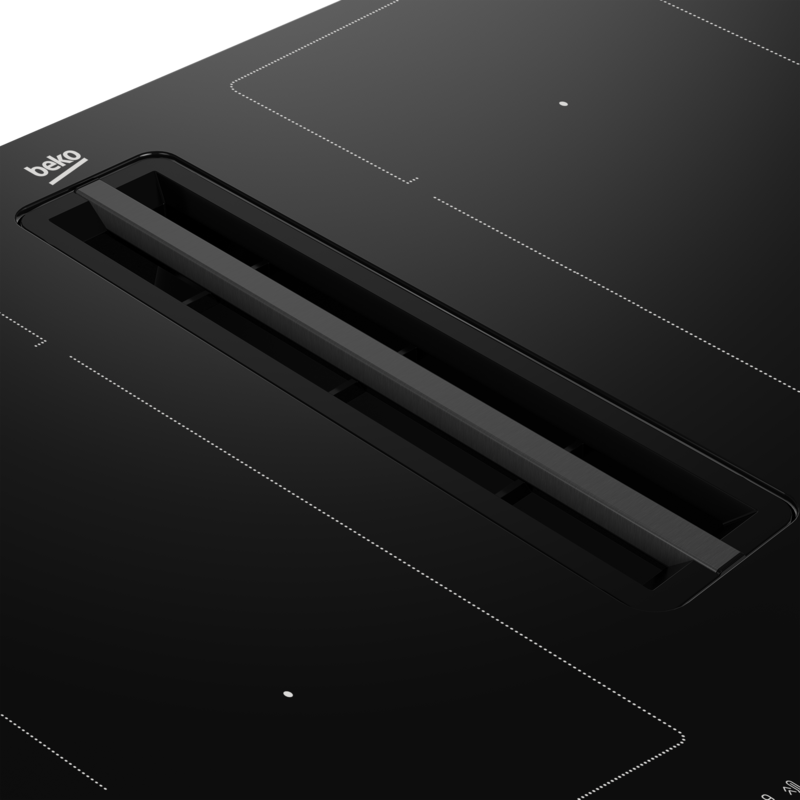 BEKO HIXI84700UP kookplaat met afzuiging - 80cm BEKO HIXI84700UP kookplaat met afzuiging - 80cm