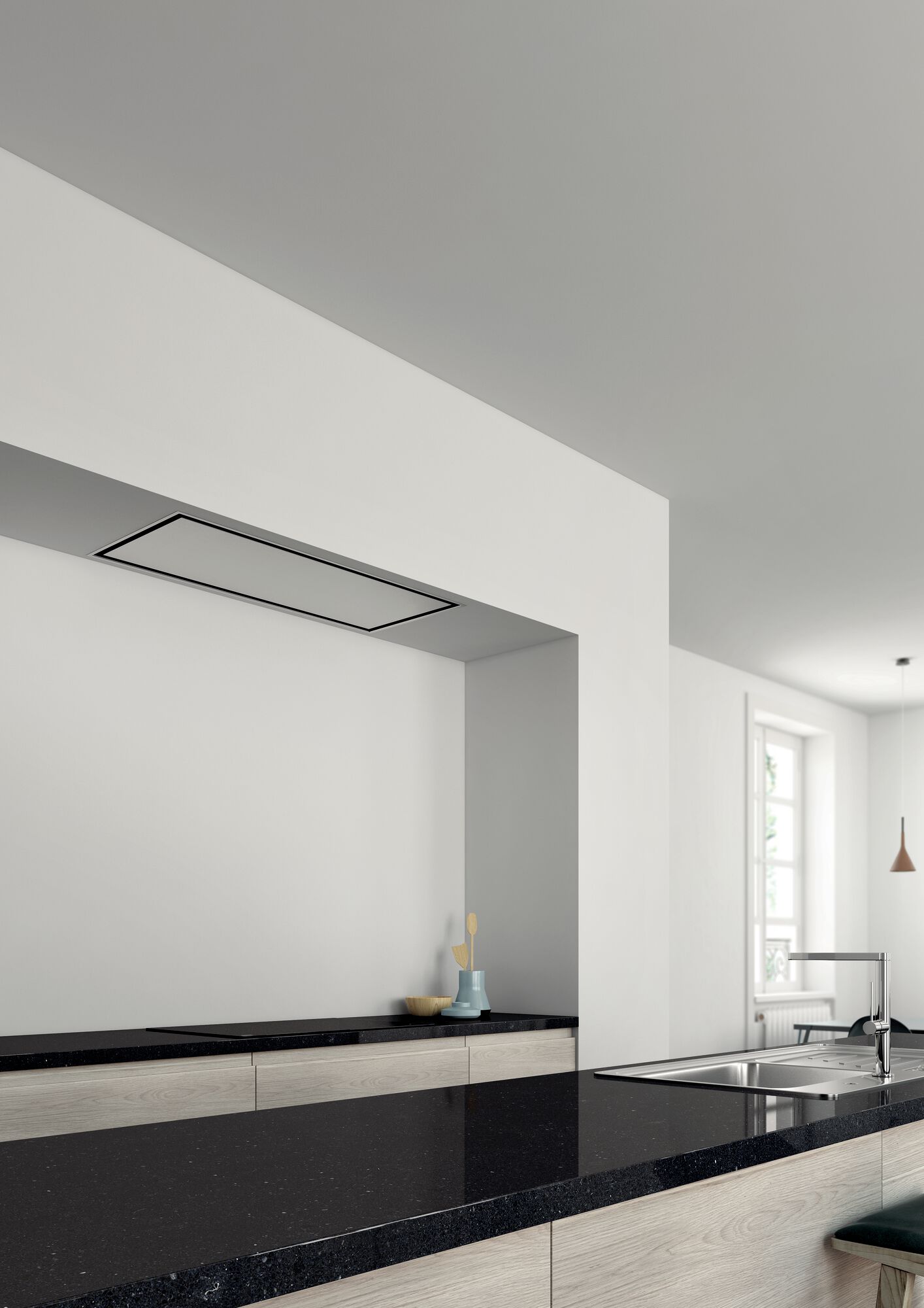 NOVY 6843 Pureline plafonddampkap - 120cm NOVY 6843 Pureline plafonddampkap - 120cm