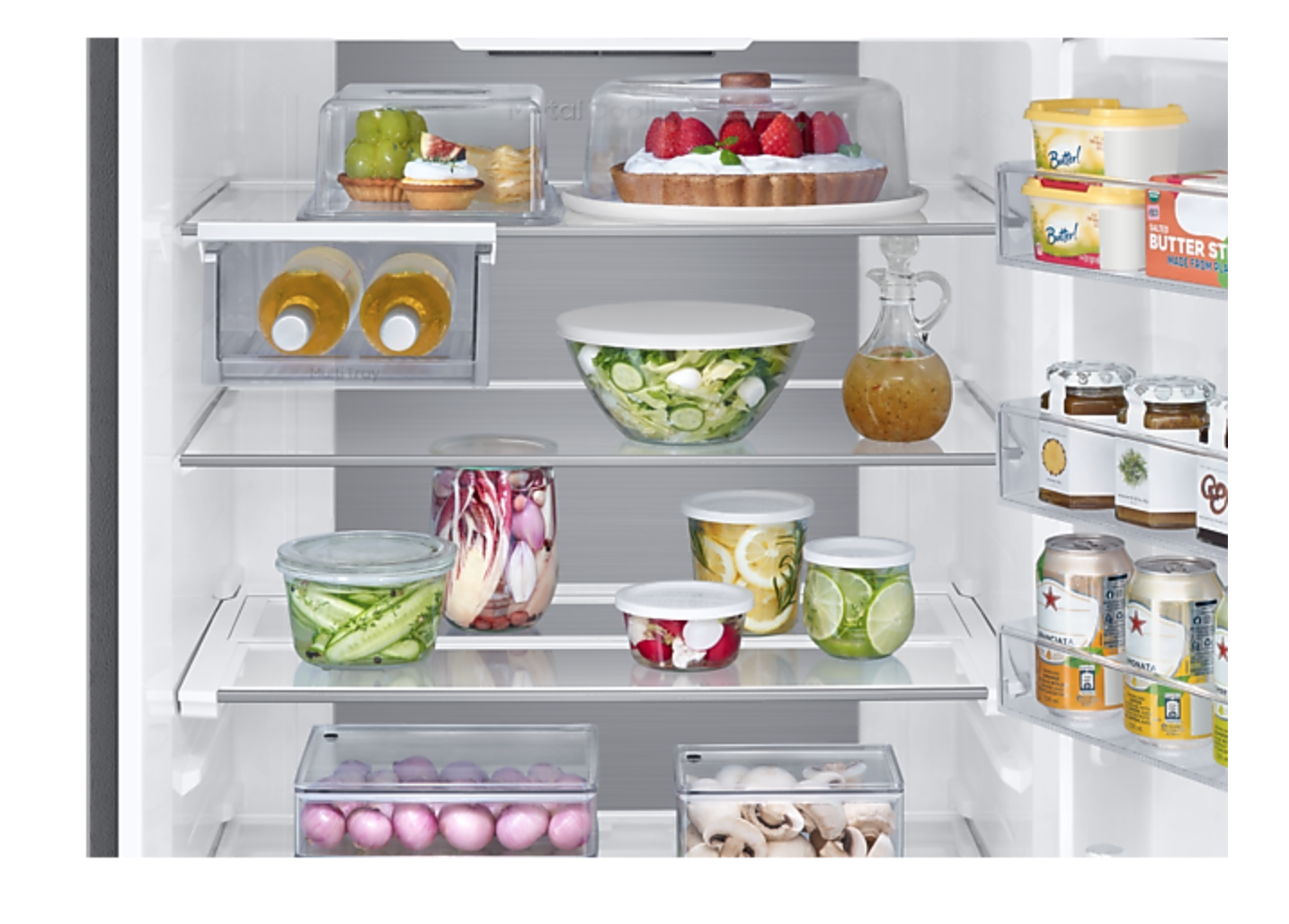 SAMSUNG RB53DG706AB1EF vrijstaande koel-/vriescombinatie - 203cm SAMSUNG RB53DG706AB1EF vrijstaande koel-/vriescombinatie - 203cm