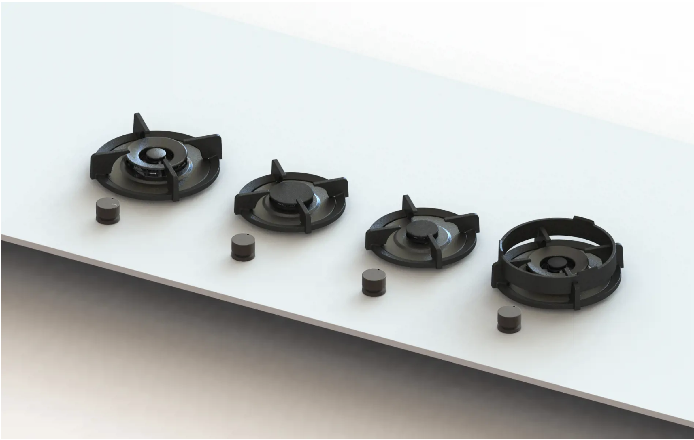 NOVY 56012 gaskookplaat - domino NOVY 56012 gaskookplaat - domino