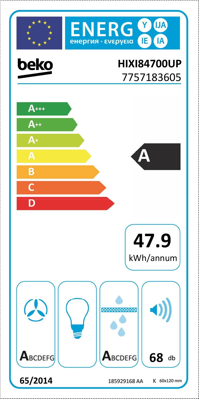 BEKO HIXI84700UP kookplaat met afzuiging - 80cm BEKO HIXI84700UP kookplaat met afzuiging - 80cm