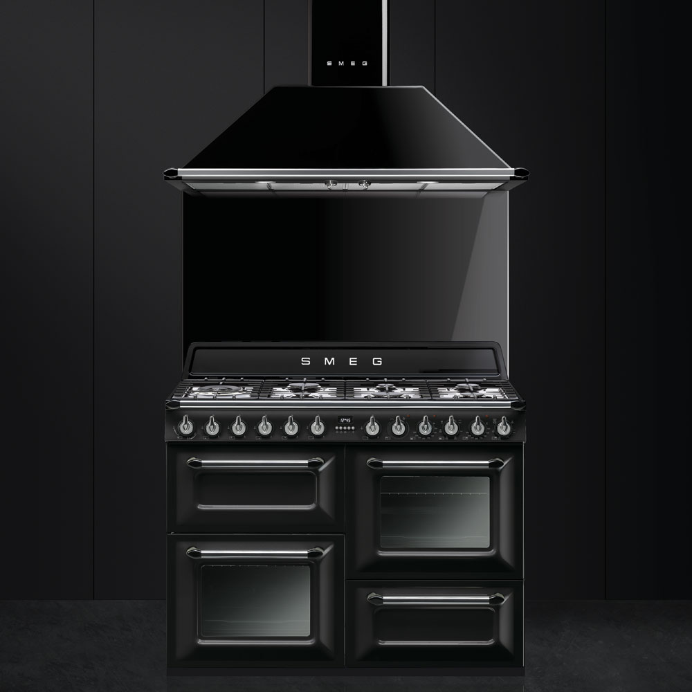 SMEG TR4110BL1 fornuis met gaskookplaat - 110cm SMEG TR4110BL1 fornuis met gaskookplaat - 110cm