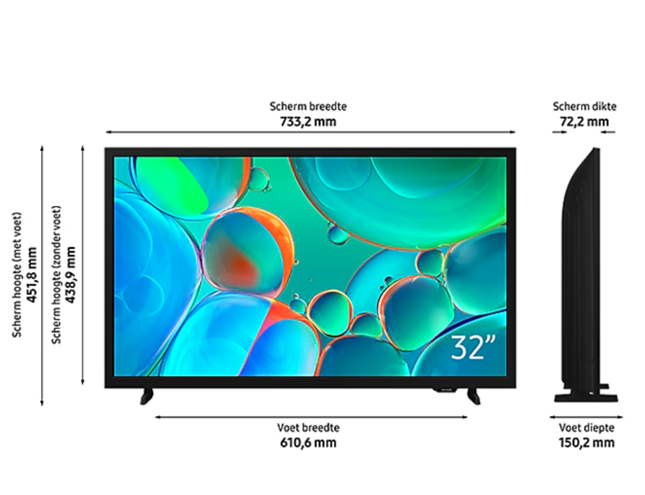SAMSUNG UE32H5000FKXXN televisie HD - 32" SAMSUNG UE32H5000FKXXN televisie HD - 32"