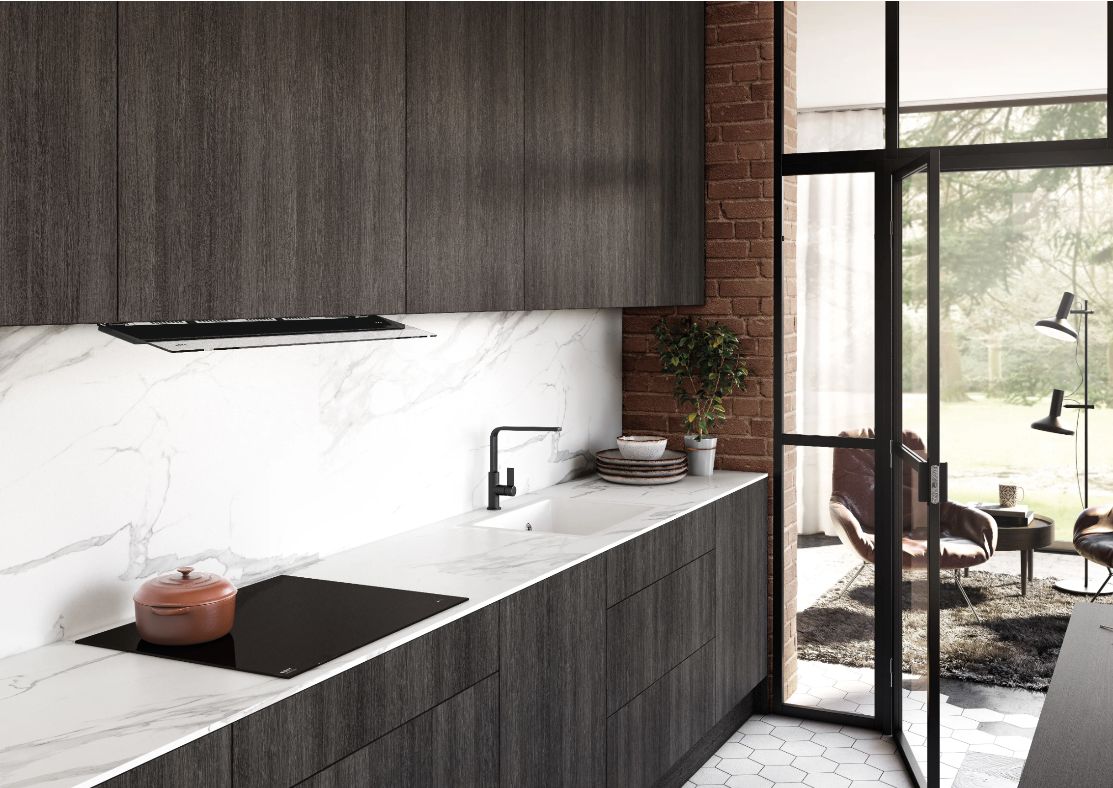 NOVY 8710 Fusion telescopische dampkap - 60cm NOVY 8710 Fusion telescopische dampkap - 60cm