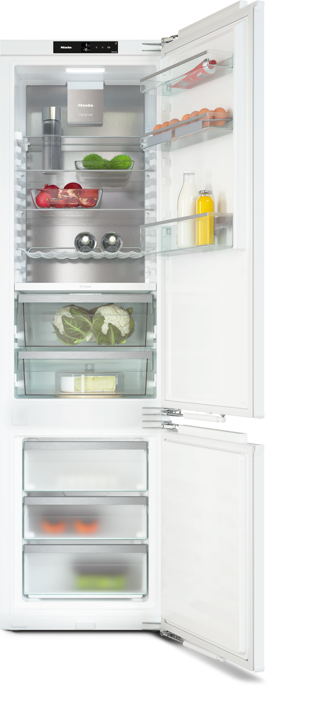 MIELE KFN7844C koel-/vriescombinatie - 194cm MIELE KFN7844C koel-/vriescombinatie - 194cm