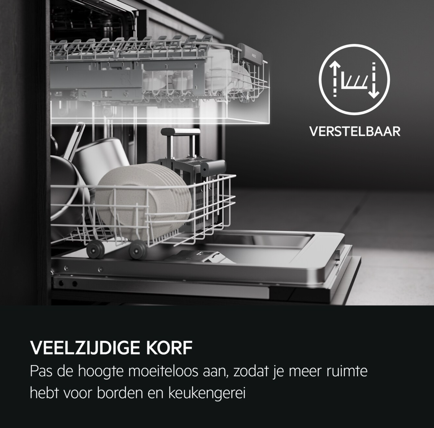 AEG FFB62427ZM 6000 vrijstaande vaatwasser AEG FFB62427ZM 6000 vrijstaande vaatwasser