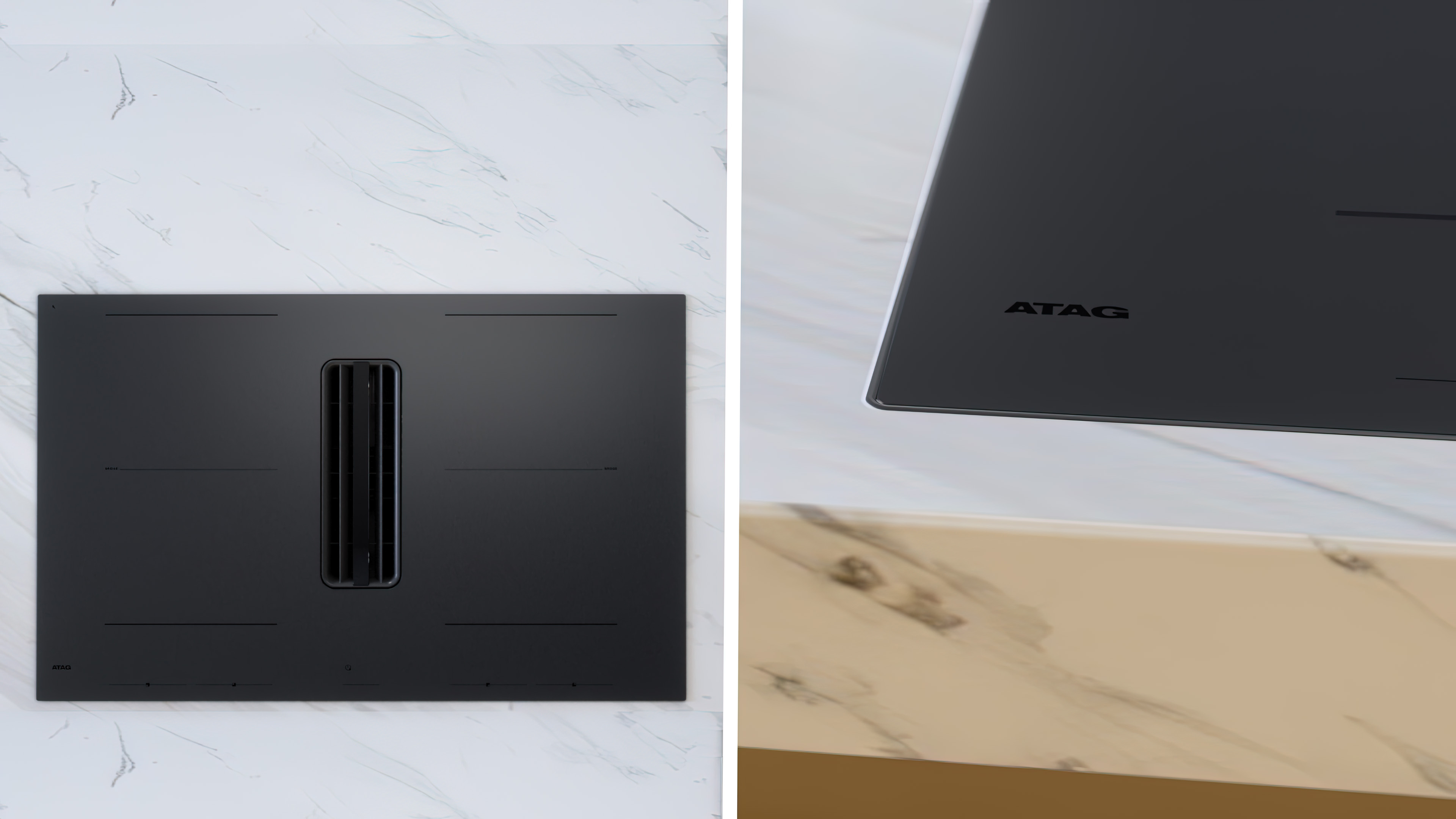 ATAG HIDD28472SVI kookplaat met afzuiging - 83cm ATAG HIDD28472SVI kookplaat met afzuiging - 83cm