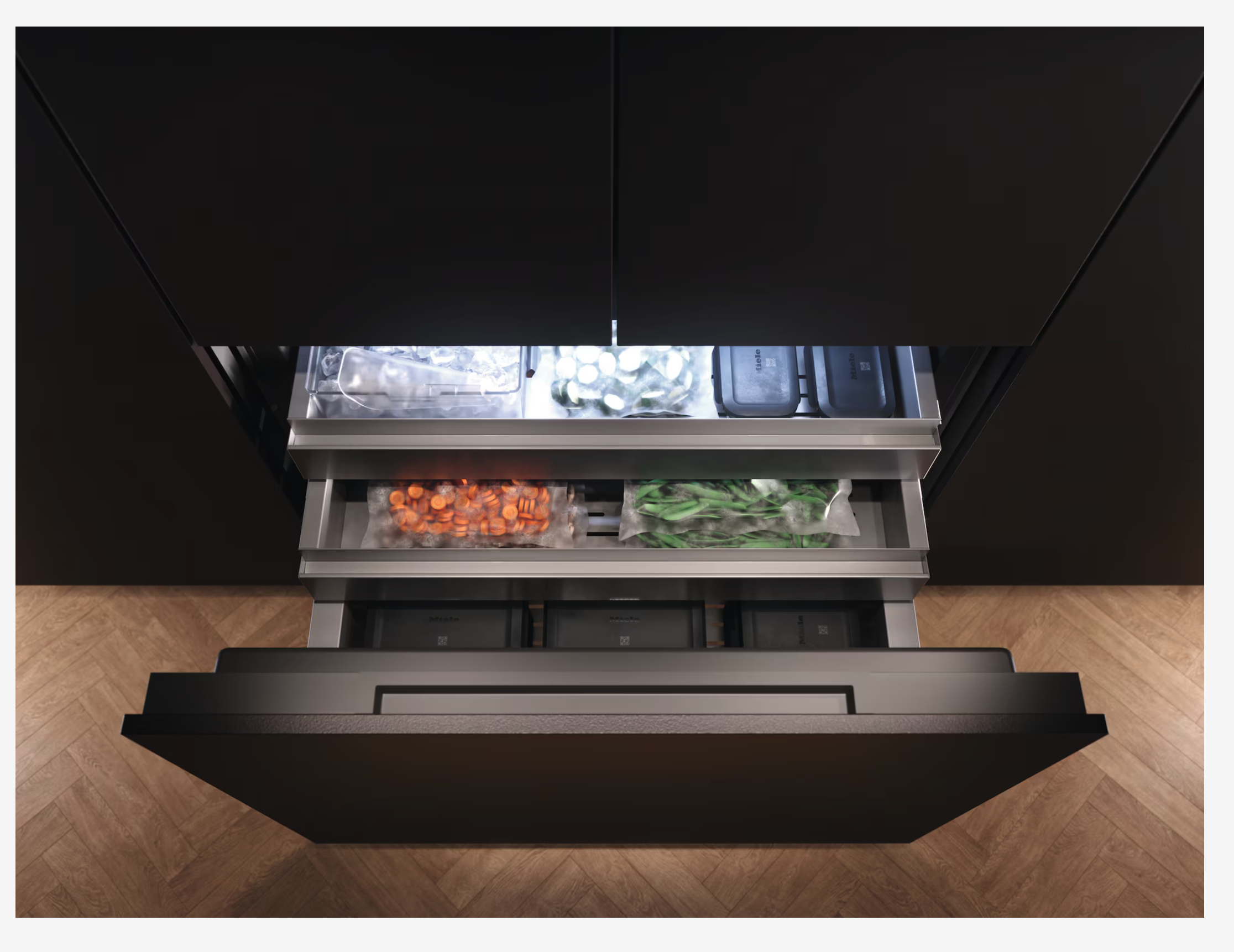 MIELE KFMC3844FD side-by-side - 213cm