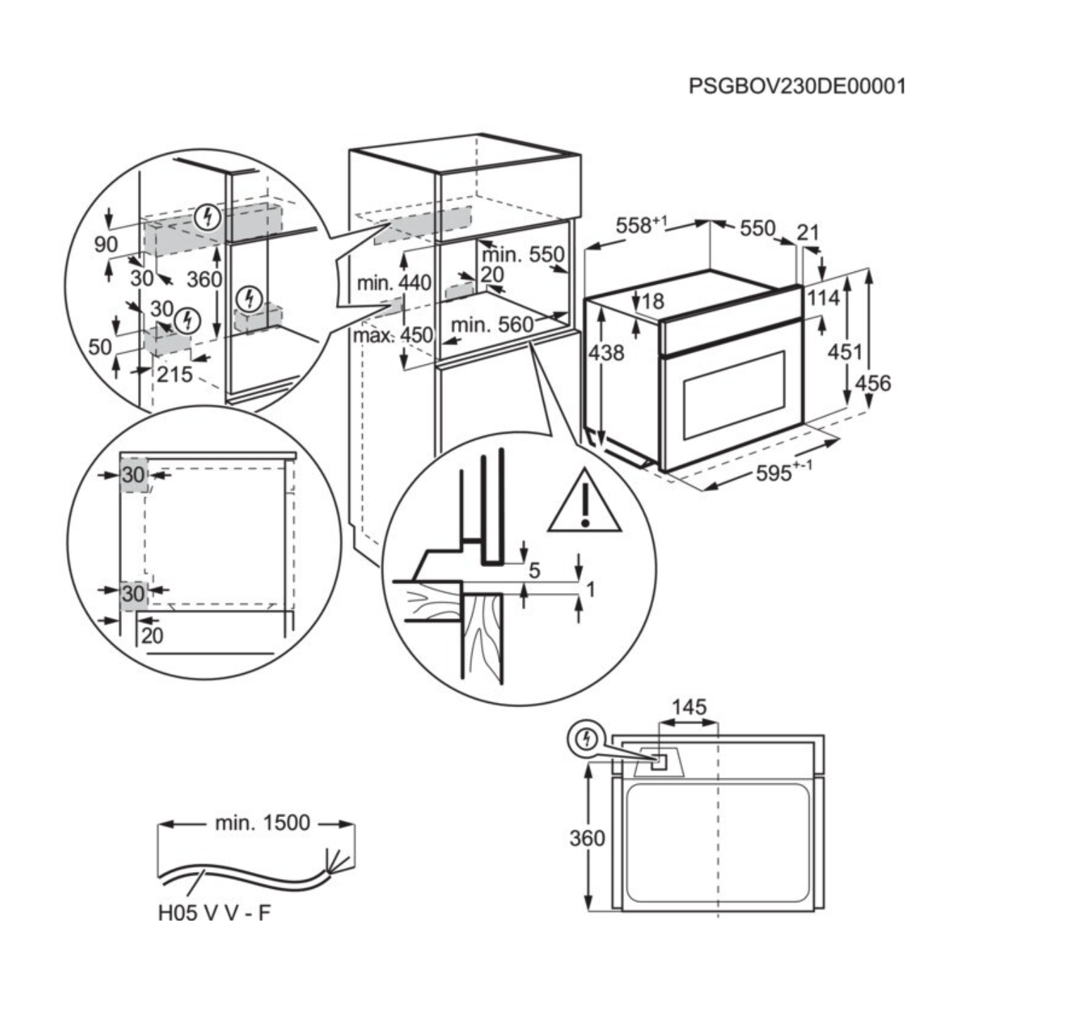 AEG TK8NK72FT 8000 multifunctionele oven met microgolfoven - 45cm AEG TK8NK72FT 8000 multifunctionele oven met microgolfoven - 45cm