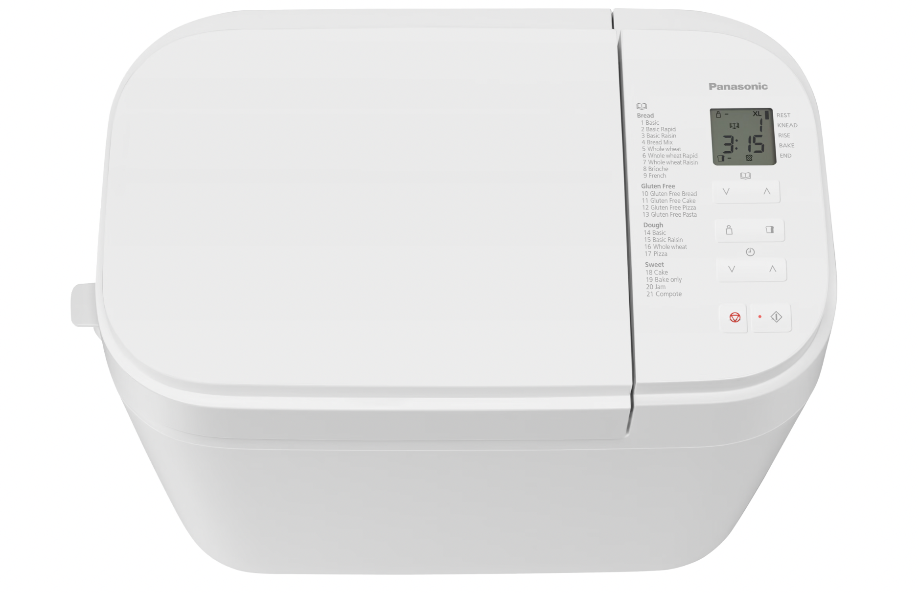 PANASONIC PASD-B2510WXE broodbakmachine PANASONIC PASD-B2510WXE broodbakmachine