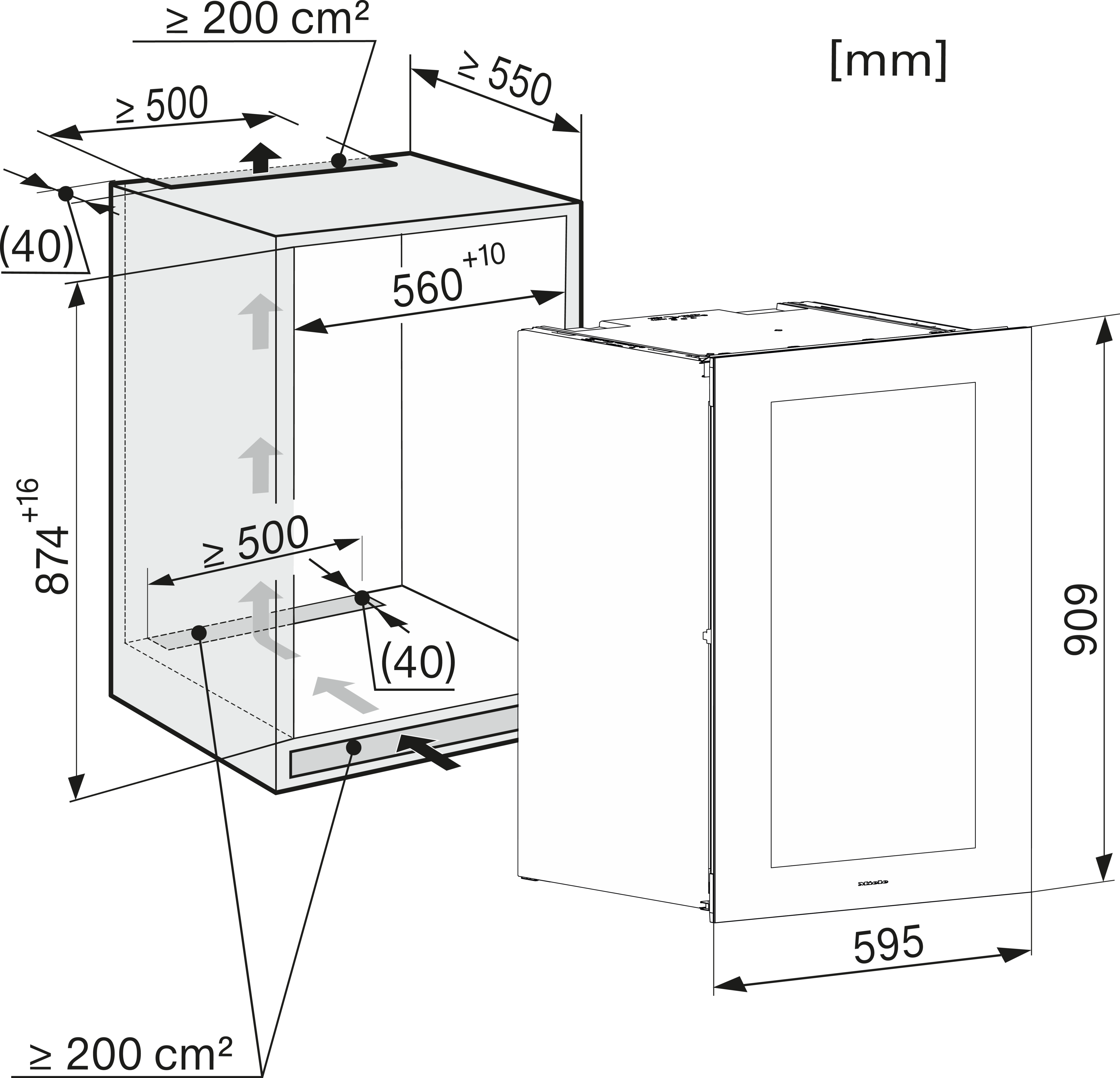 MIELE KWT6422IG-1GRGR wijnklimaatkast MIELE KWT6422IG-1GRGR wijnklimaatkast