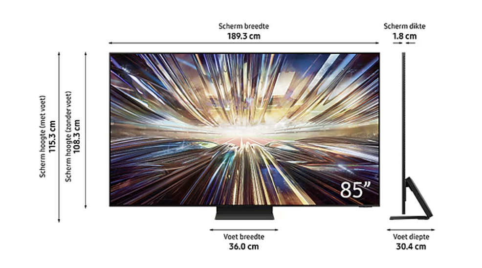 SAMSUNG QE85QN800DTXXN televisie 8K UHD - 85"