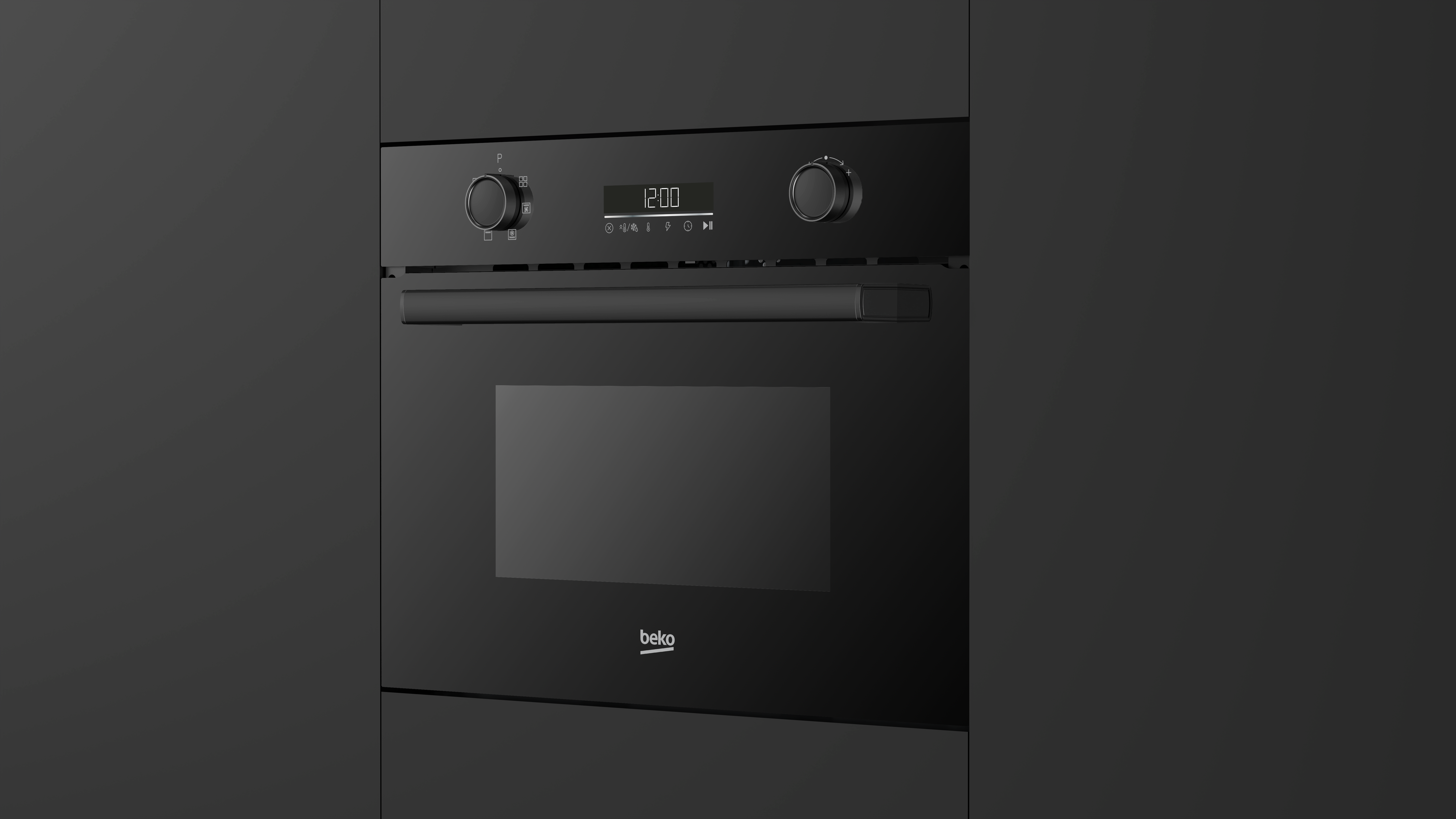 BEKO BMCI44313FBG microgolfoven - combi - 38cm