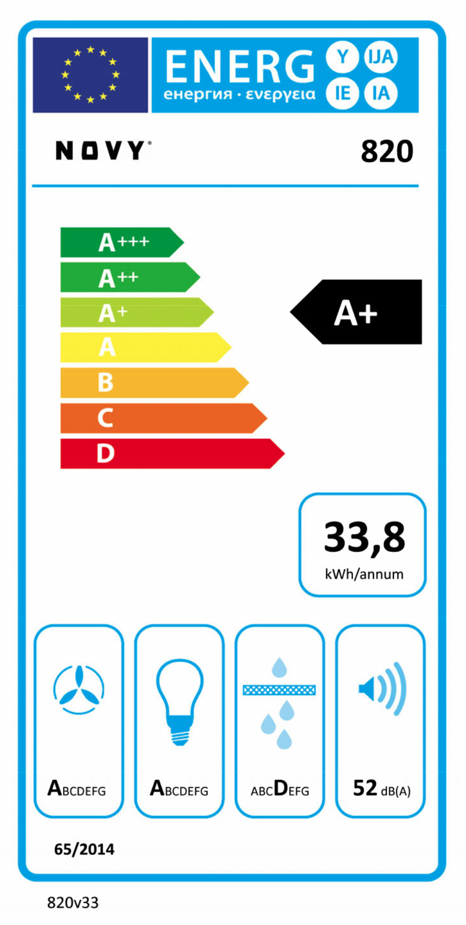 NOVY 820 Mini Pureline inbouwgroep - 86cm NOVY 820 Mini Pureline inbouwgroep - 86cm