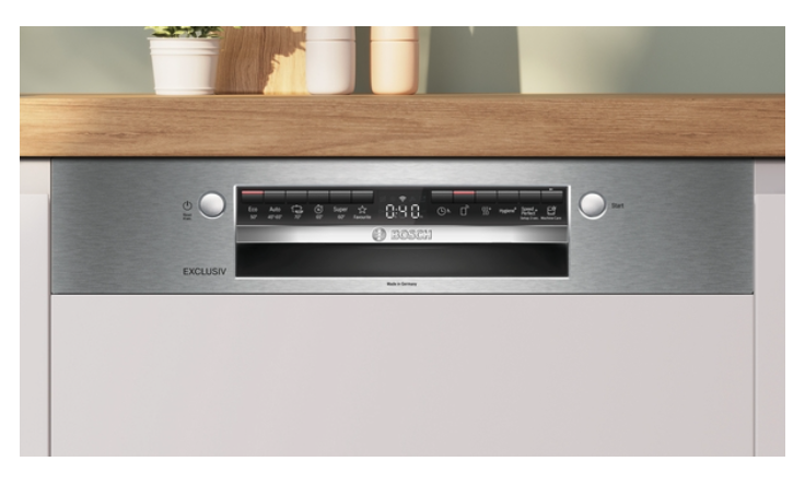 BOSCH SMI4HBS12E Series 4 vaatwasser met bedieningspaneel BOSCH SMI4HBS12E Series 4 vaatwasser met bedieningspaneel