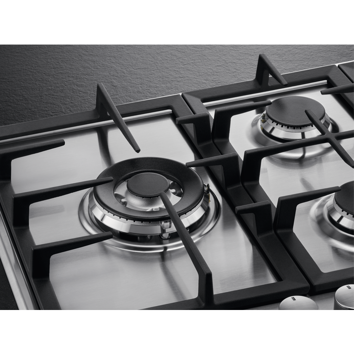 AEG HGB75520SM 6000 gaskookplaat - 75cm AEG HGB75520SM 6000 gaskookplaat - 75cm