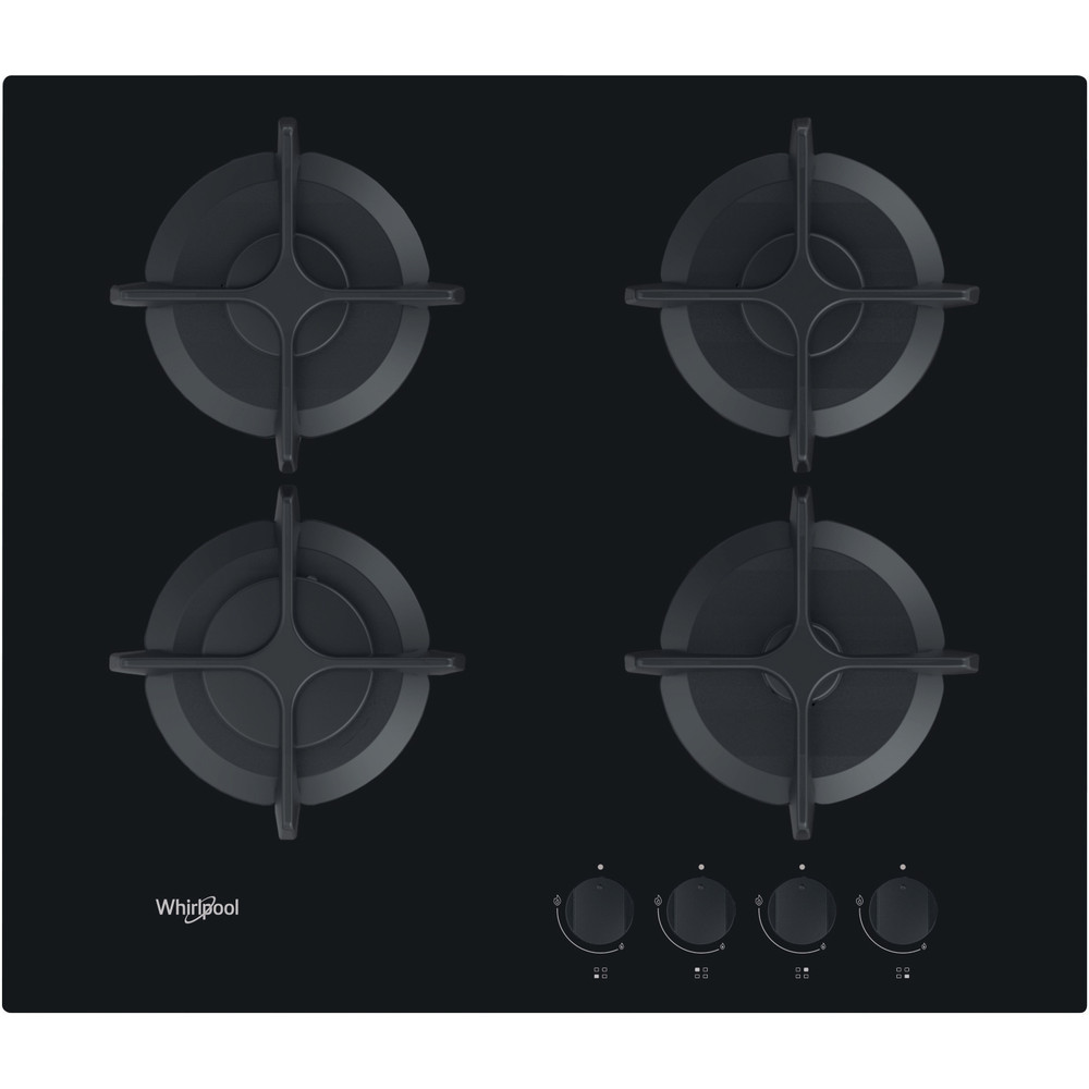 WHIRLPOOL GOB616NB gaskookplaat - 59cm
