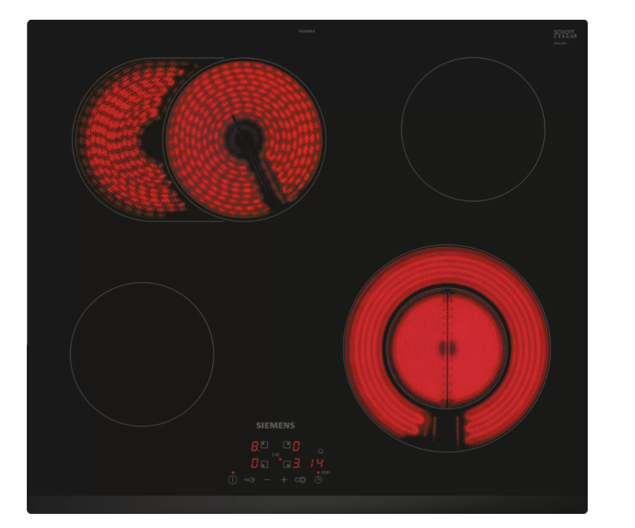 SIEMENS ET631BNB1E IQ300 vitrokeramische kookplaat - 60cm SIEMENS ET631BNB1E IQ300 vitrokeramische kookplaat - 60cm
