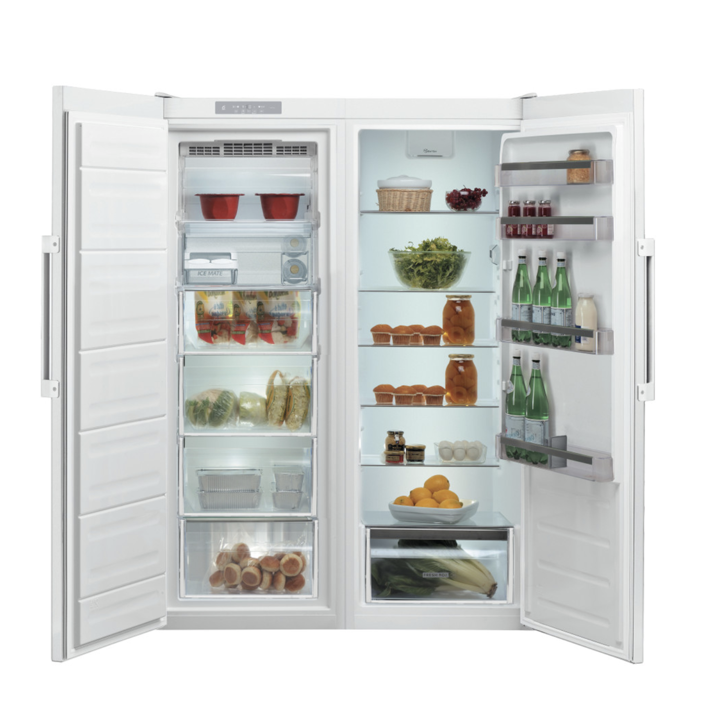 WHIRLPOOL UW6F3YWI vrijstaande vriezer - 167cm