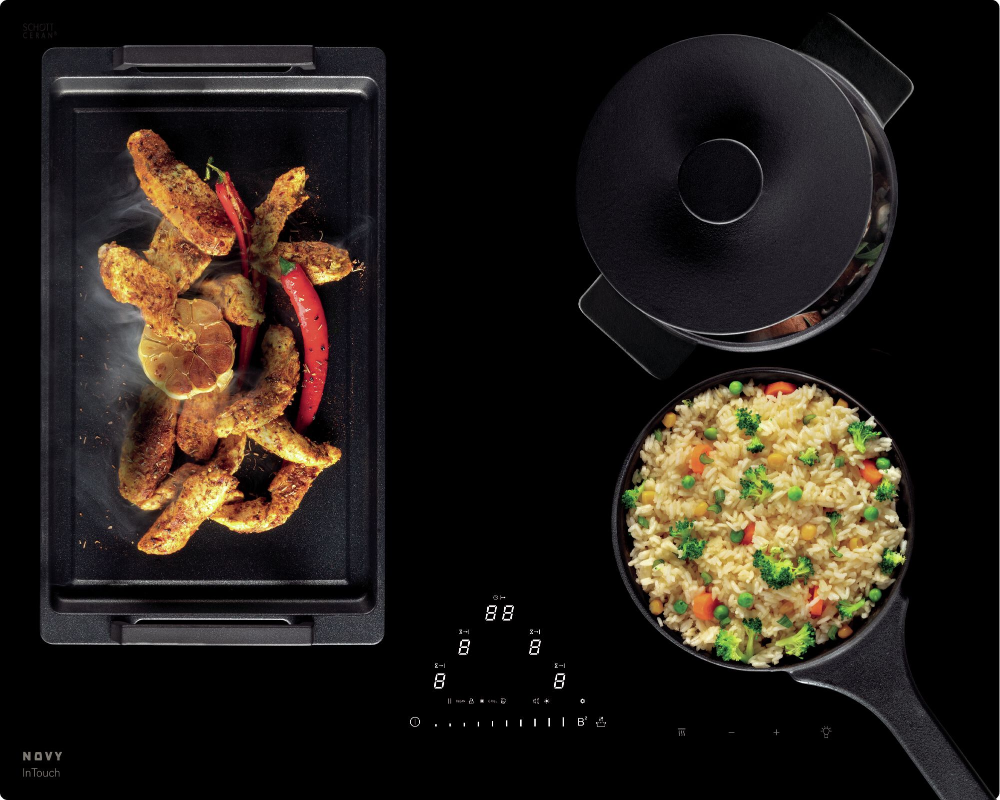 NOVY 1773 inductiekookplaat - 65cm   