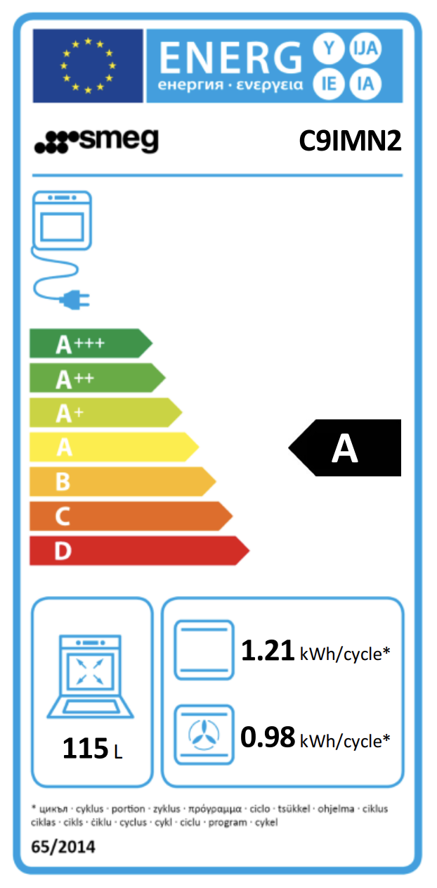 SMEG C9IMN2 fornuis met inductie kookplaat - 90cm SMEG C9IMN2 fornuis met inductie kookplaat - 90cm
