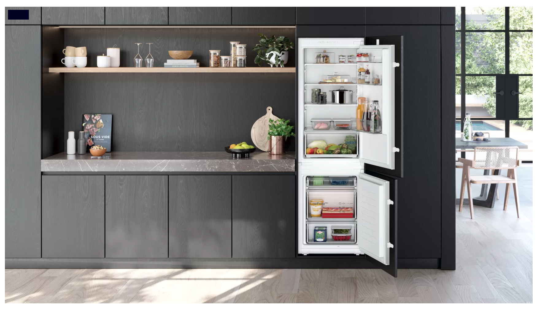 SIEMENS KI86VNSE0 IQ100 koel-/vriescombinatie - 178cm