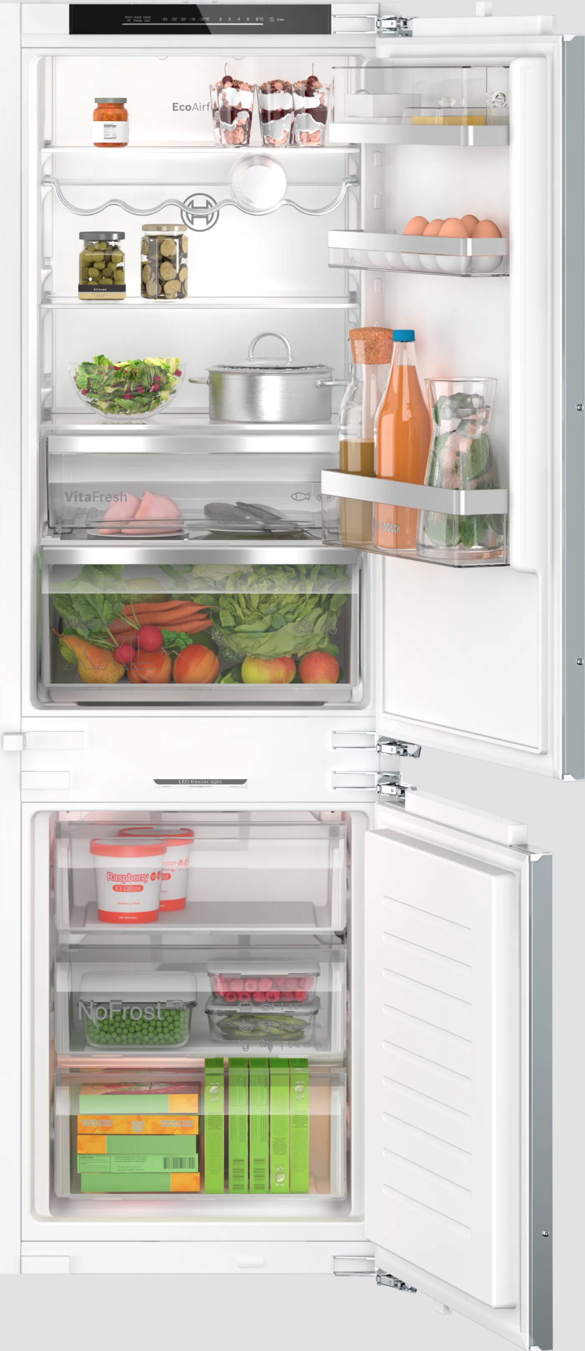 BOSCH KIN86ADB0 Serie 6 koel-/vriescombinatie - 178cm BOSCH KIN86ADB0 Serie 6 koel-/vriescombinatie - 178cm