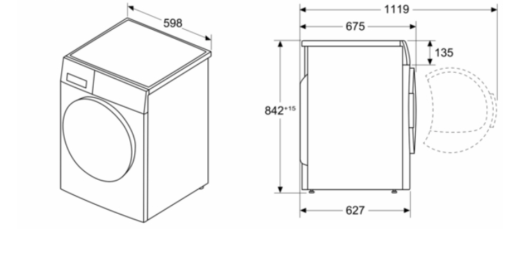 BOSCH WRB247D0FG SERIE 8 droogkast BOSCH WRB247D0FG SERIE 8 droogkast