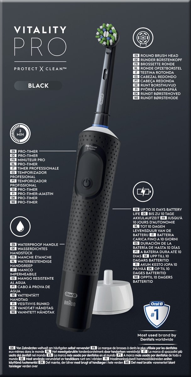 ORAL B OBVITALITYPROBL elektrische tandenborstel ORAL B OBVITALITYPROBL elektrische tandenborstel