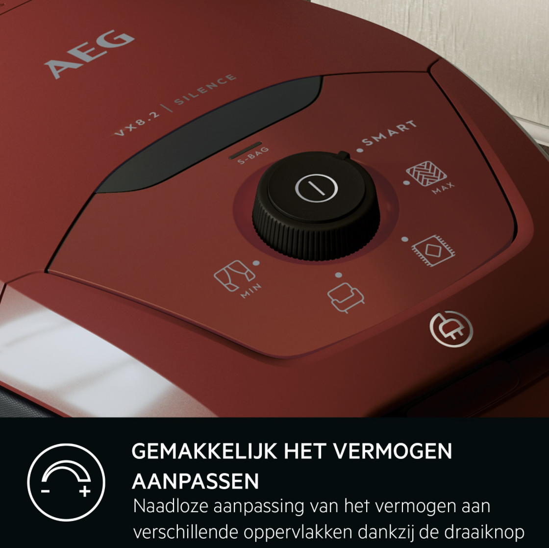 AEG VX82-1-2CR SILENCE VX8.2 stofzuiger met zak