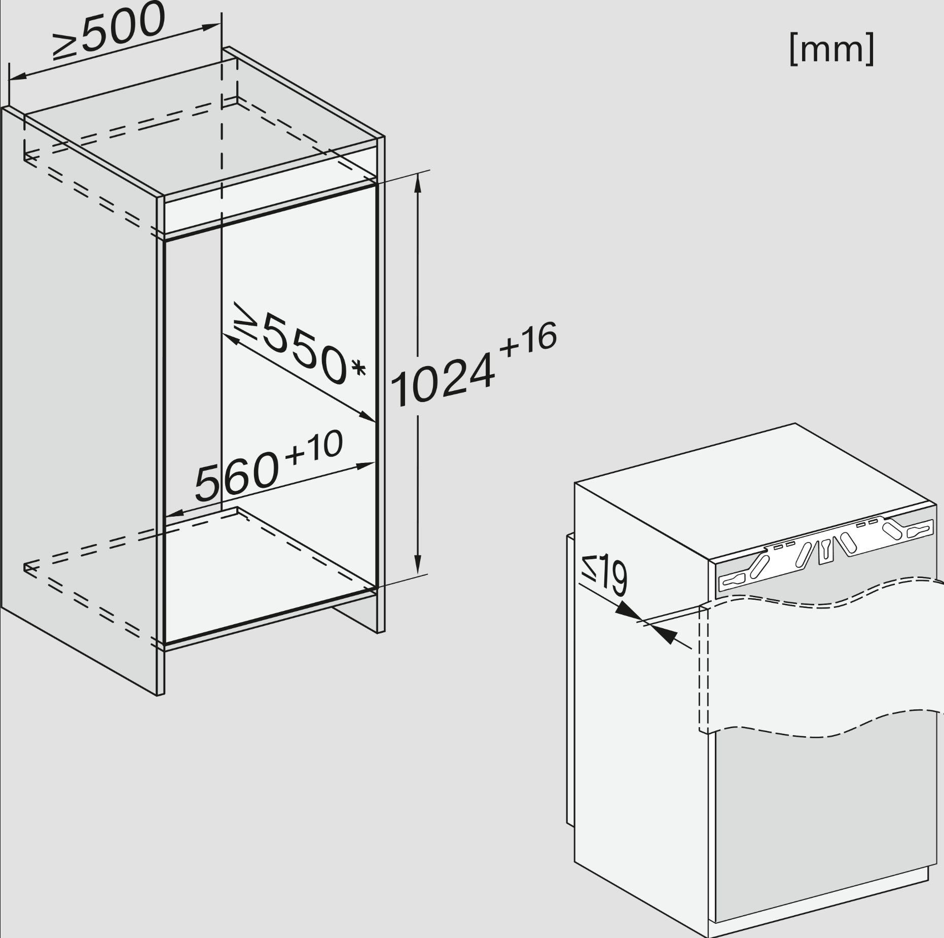MIELE K7238D koelkast met vriesvak - 102cm MIELE K7238D koelkast met vriesvak - 102cm