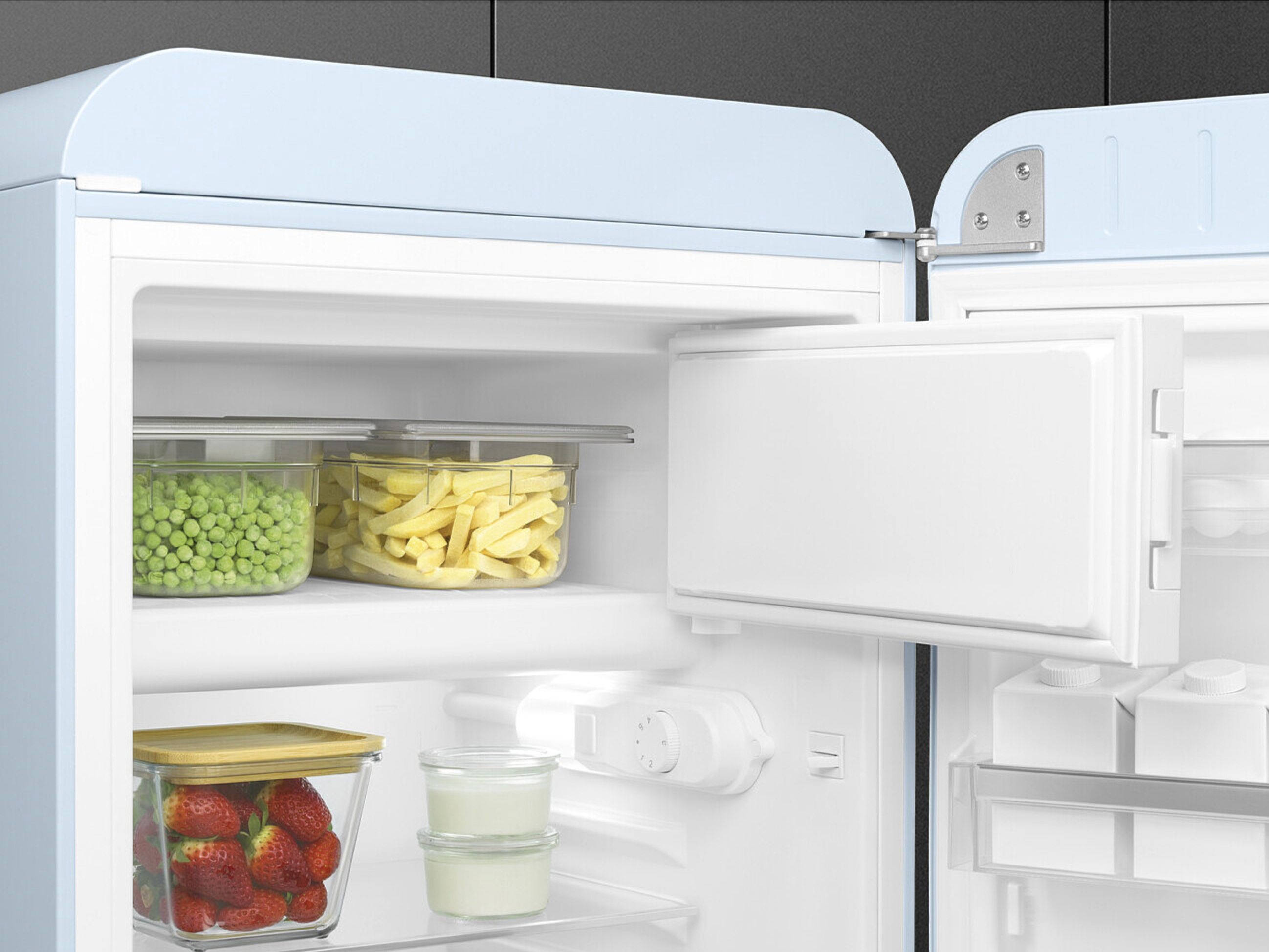 SMEG FAB10RPB6 vrijstaande koelkast met vriesvak - 96cm