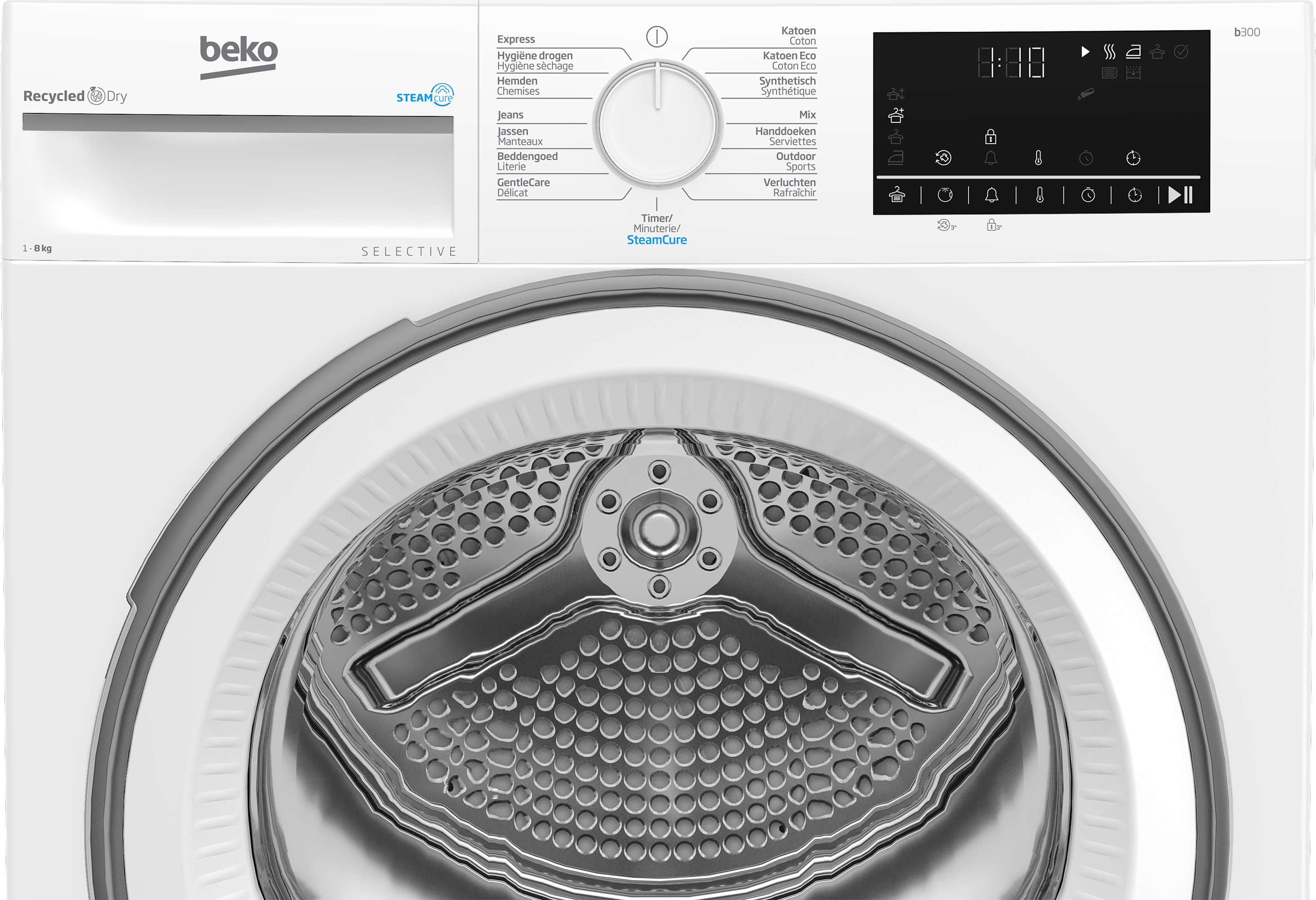 BEKO B3T6823W2 droogkast - warmtepomp